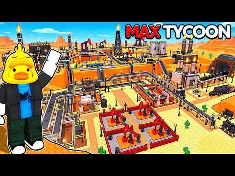 I Built MAX LEVEL Oil Tycoon in Roblox!